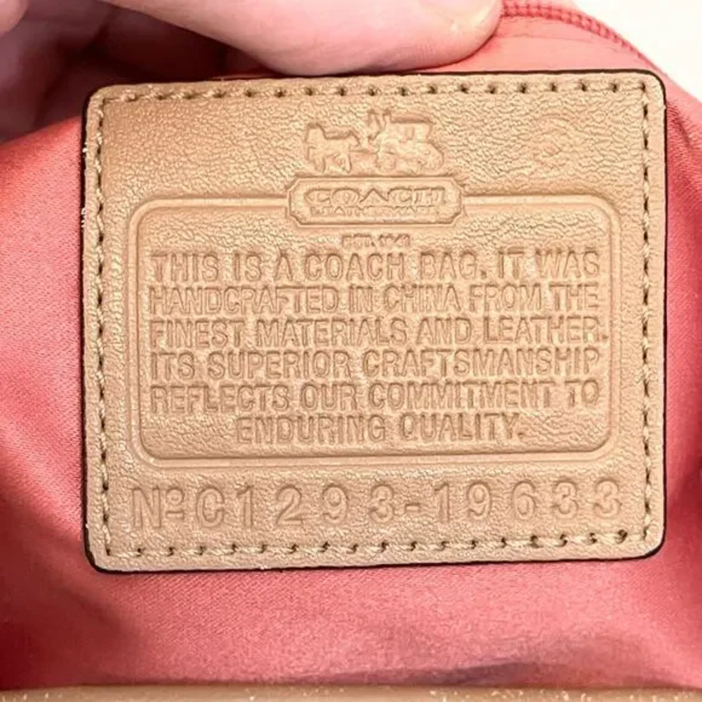 Coach Madison Tan Brown Leather Snakeskin Embossed Python Sophia Satchel Bag - Picture 8 of 9